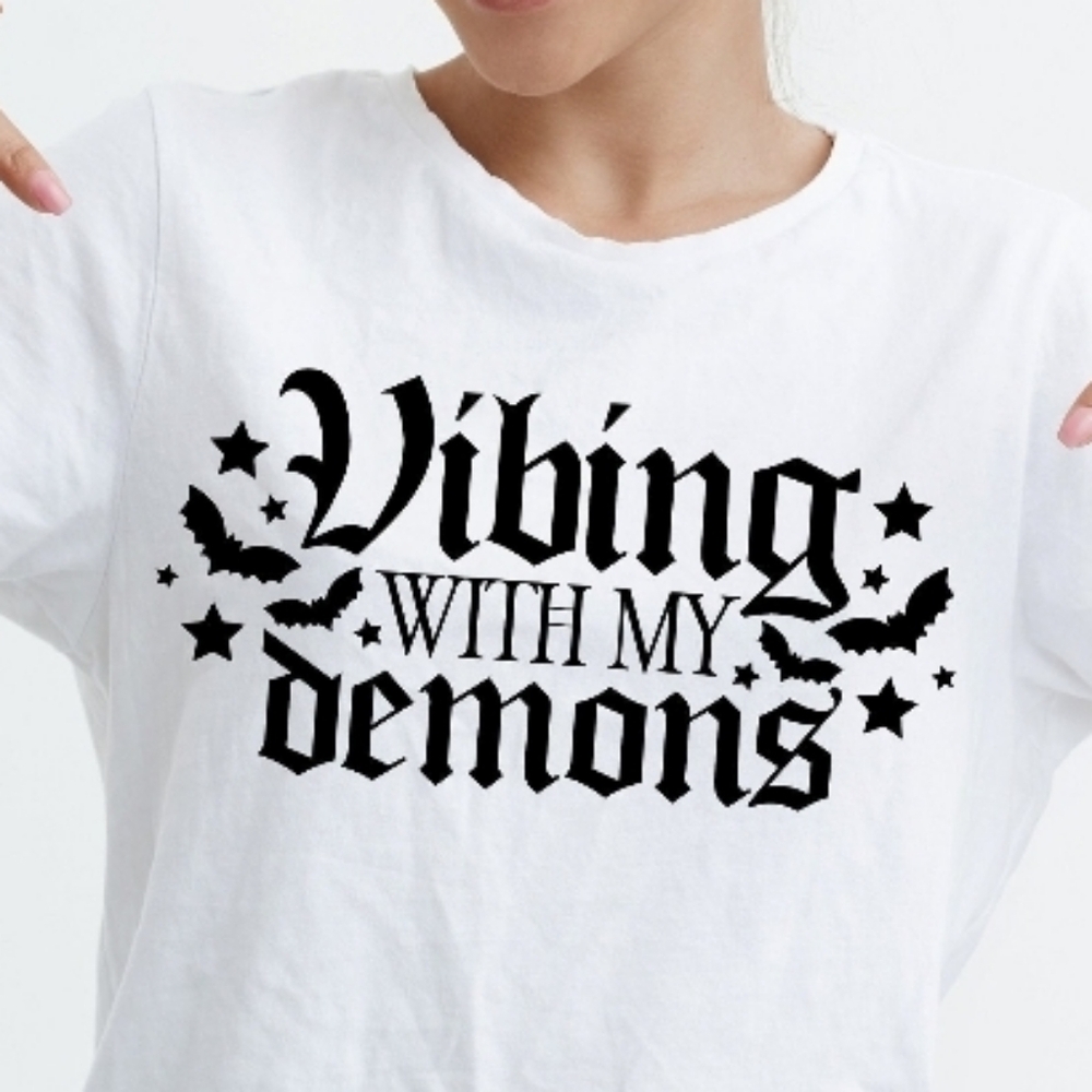 Vibing With My Demons Graphic Tee